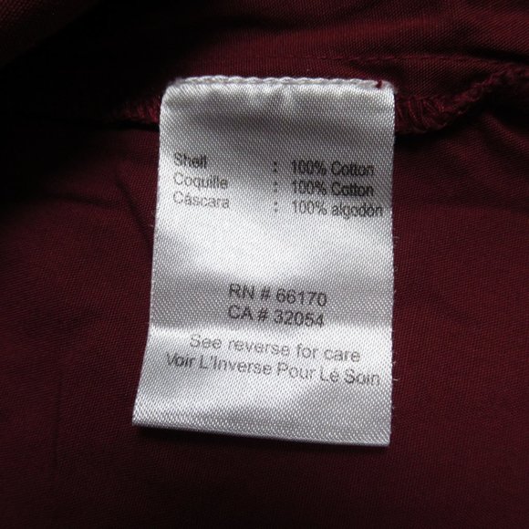 Anthropologie Nikasha Utility Cargo Blouse Crimson Red Medium - Picture 7 of 8